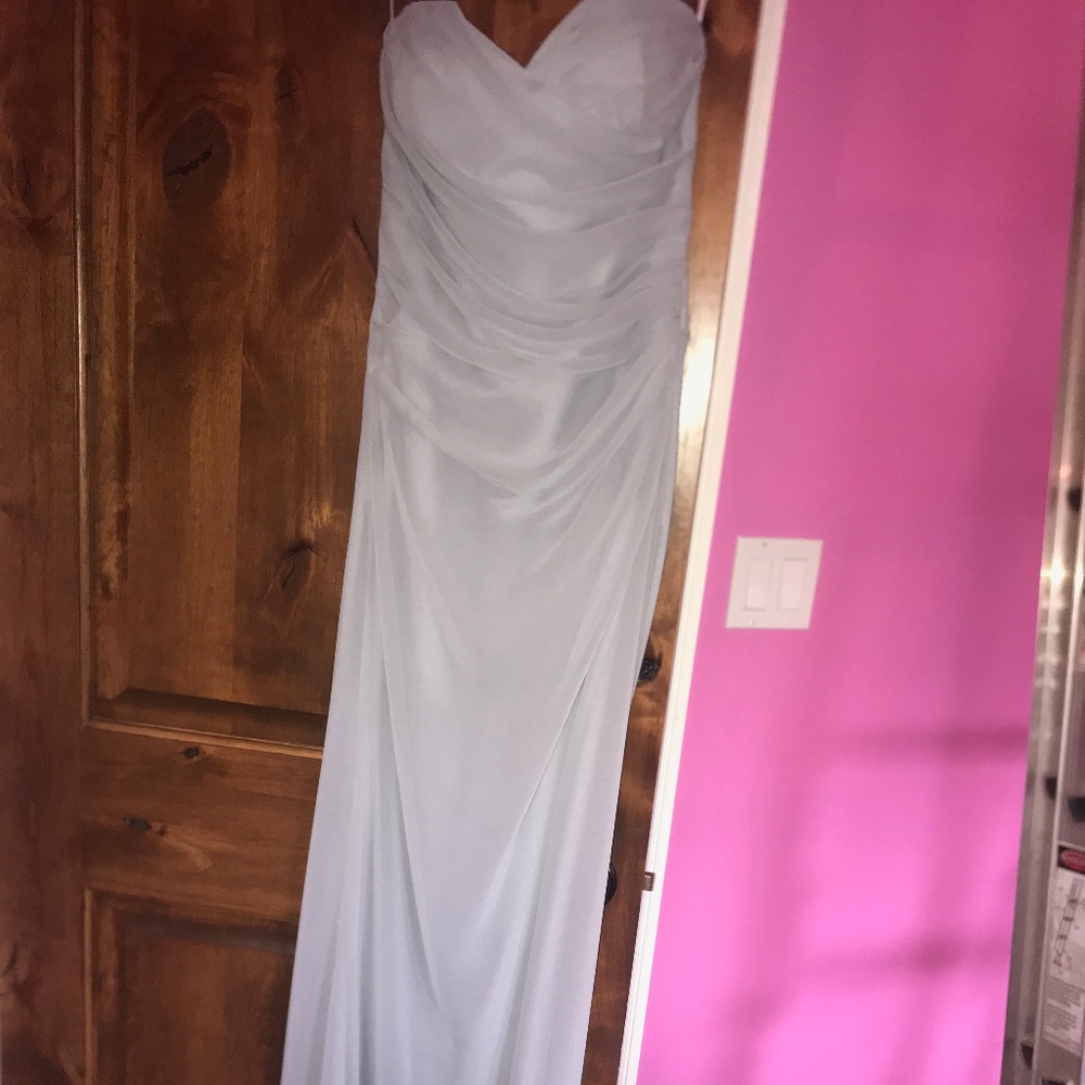 Jim Hjelm Occasions Formal Dress in Pale Blue